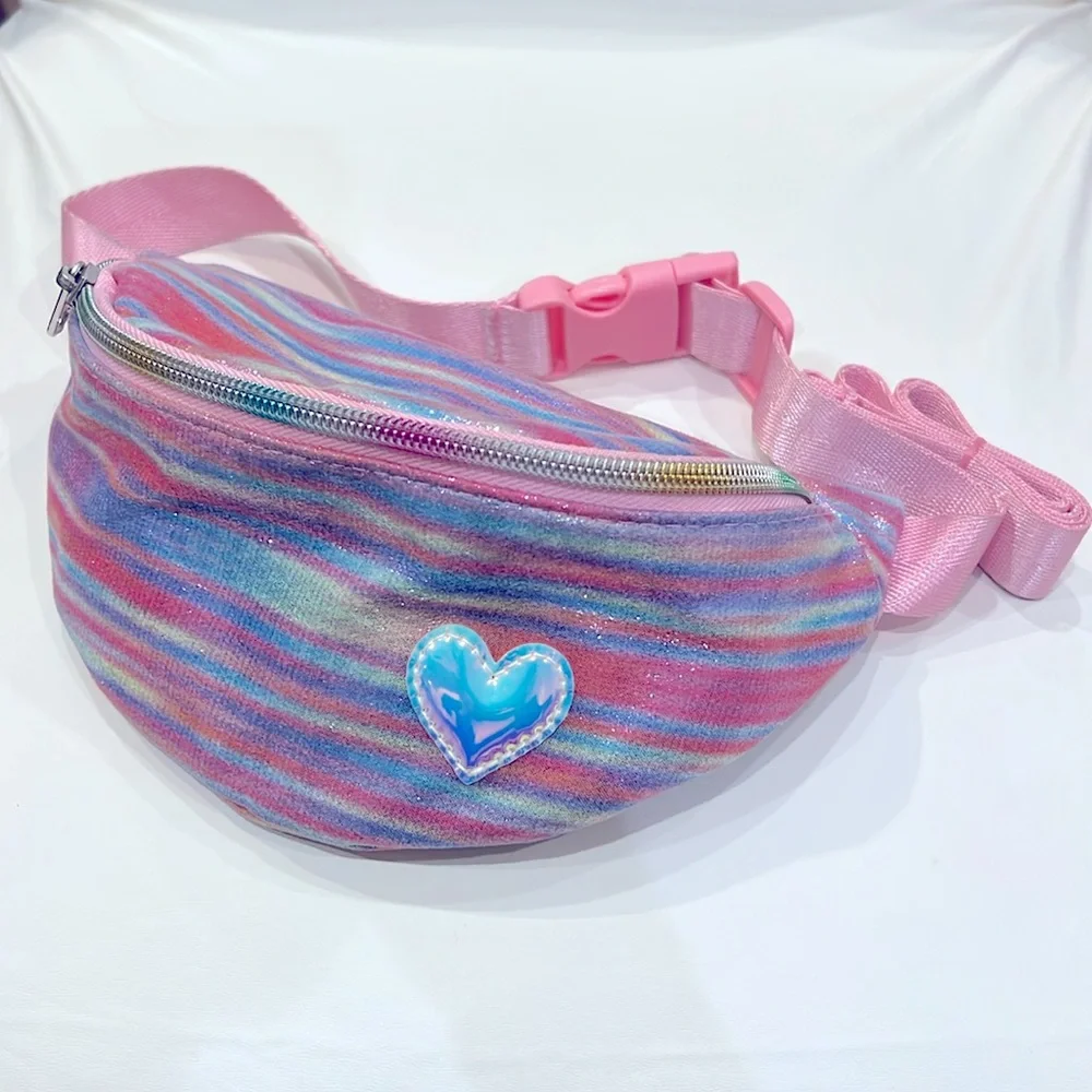 3 for $12🐣Kids' girls Rainbow Fanny Pack